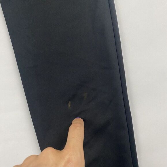 ZARA Women's Black Activewear Ankle Leggings Mesh Panels Size XL Stretch - Picture 7 of 7